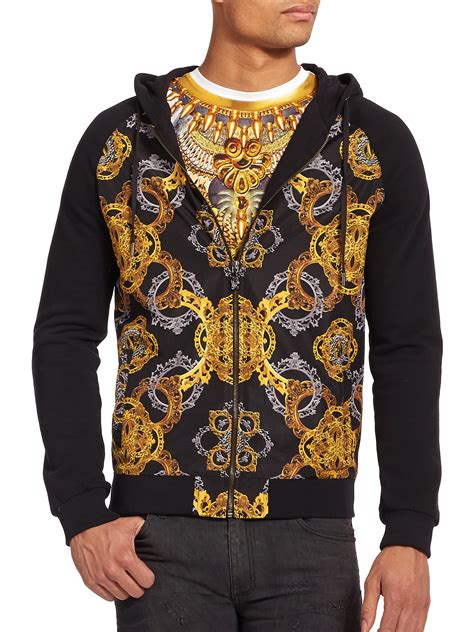 versace mens hoodies|Versace hoodie men's sale.